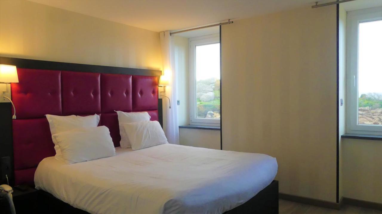 Logis Hotel Saint Guirec Et De La Plage Perros-Guirec Bagian luar foto