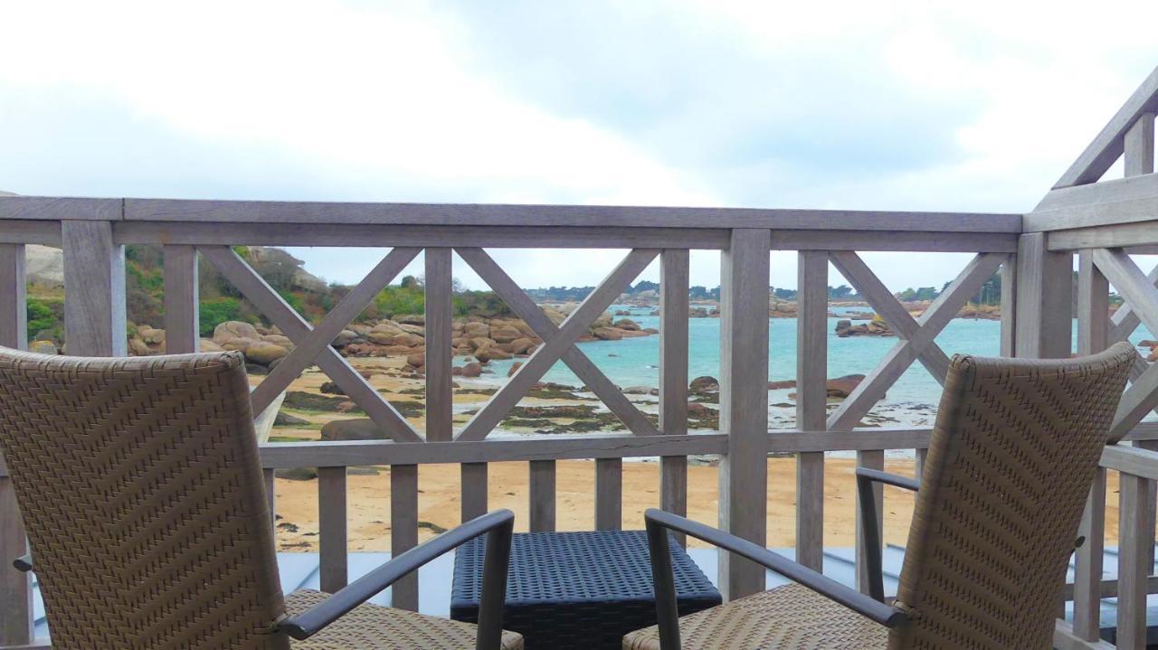 Logis Hotel Saint Guirec Et De La Plage Perros-Guirec Bagian luar foto