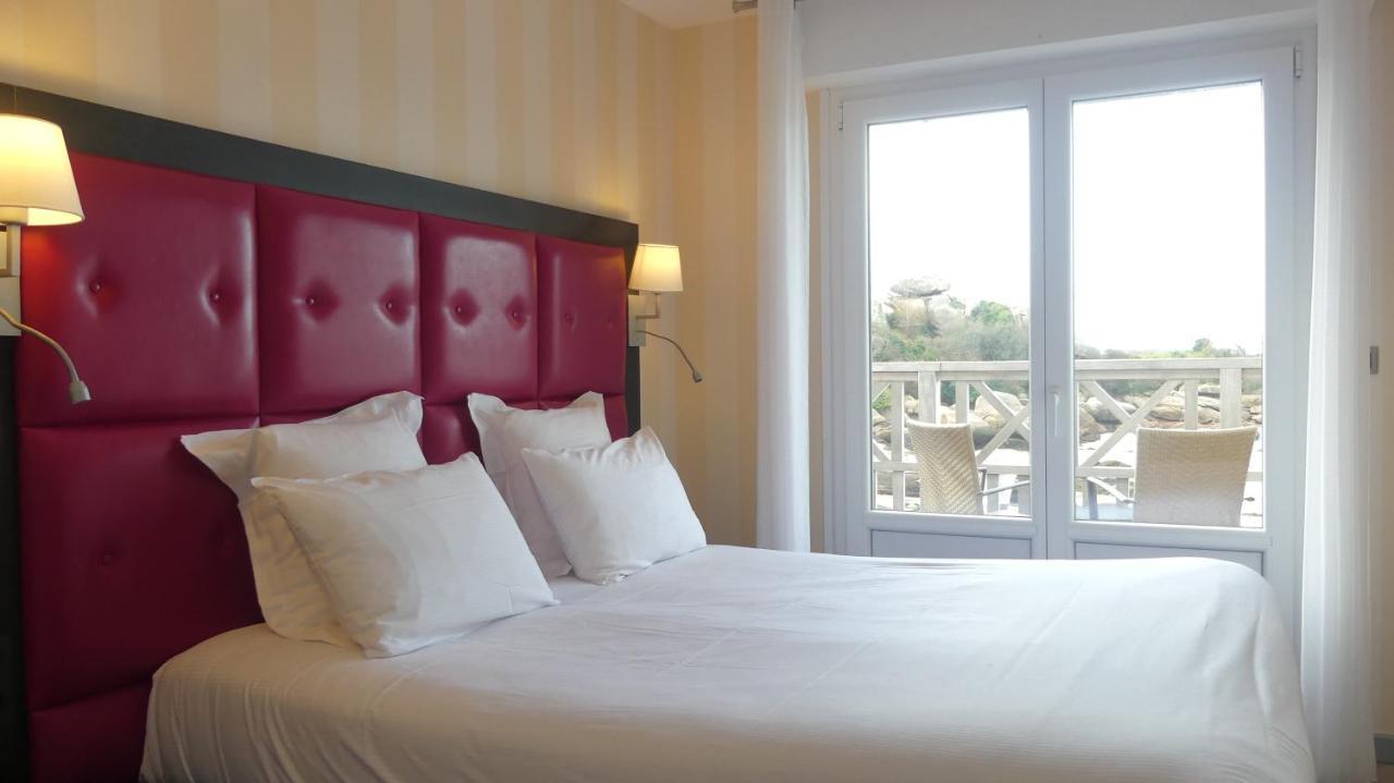Logis Hotel Saint Guirec Et De La Plage Perros-Guirec Bagian luar foto