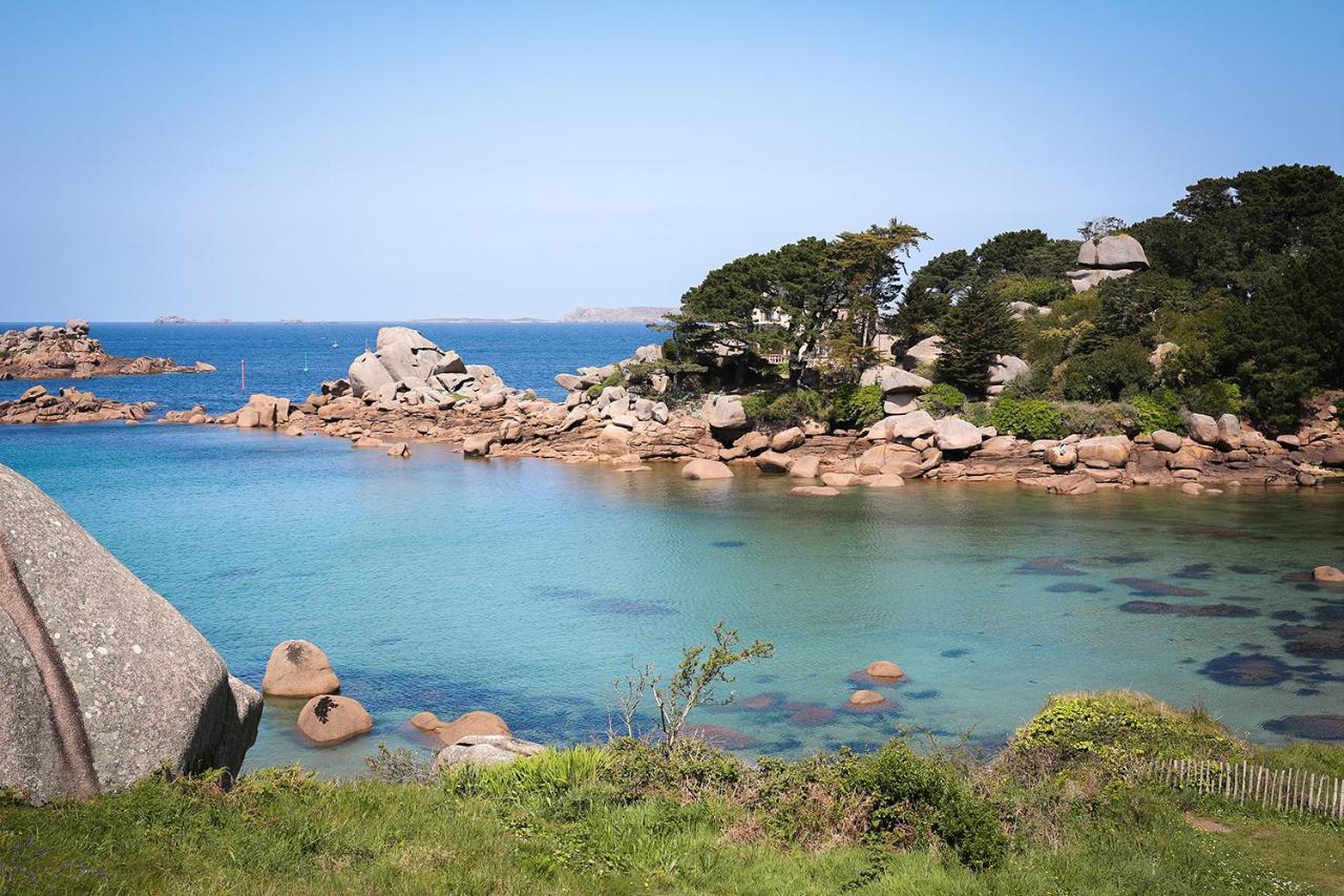 Logis Hotel Saint Guirec Et De La Plage Perros-Guirec Bagian luar foto