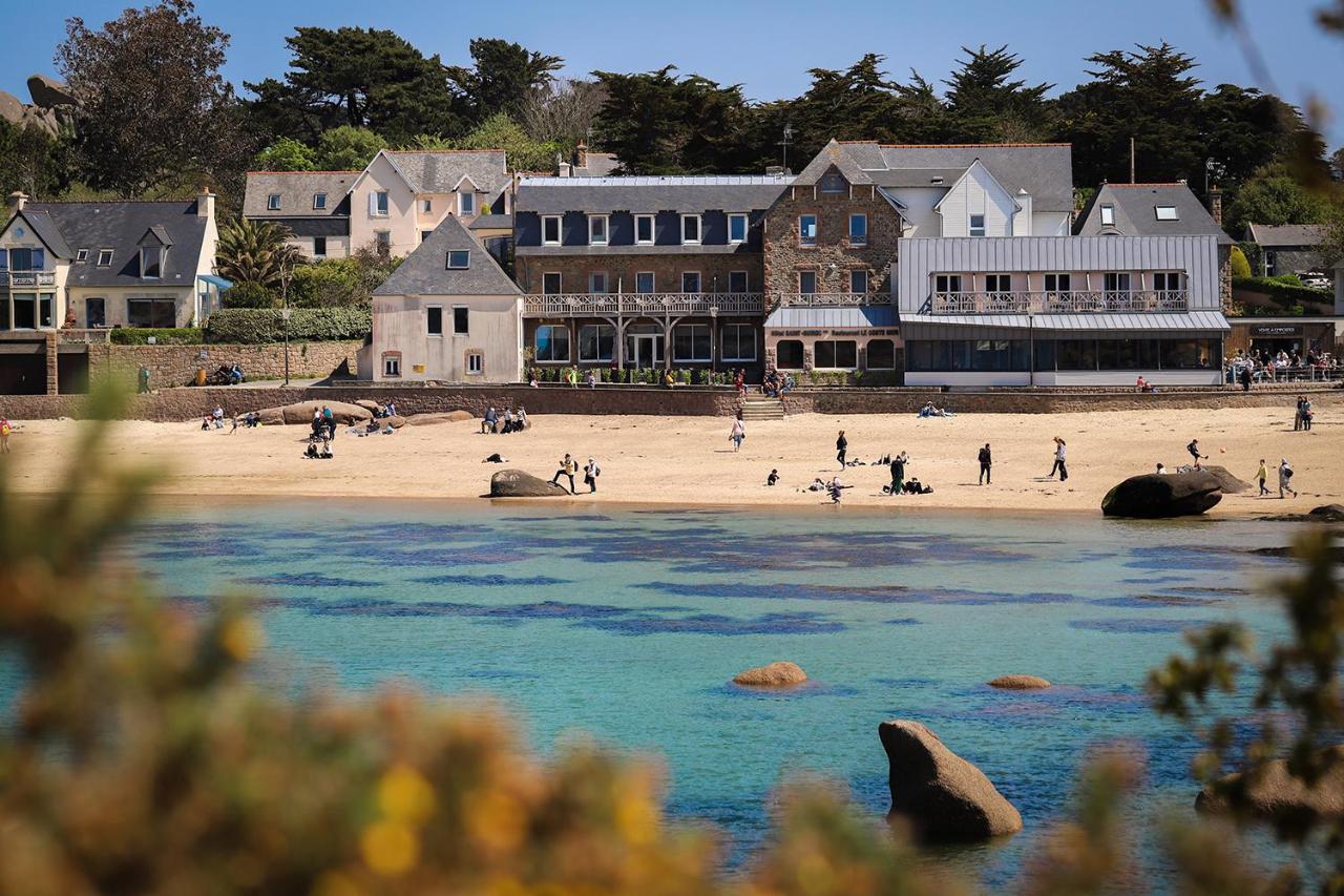 Logis Hotel Saint Guirec Et De La Plage Perros-Guirec Bagian luar foto