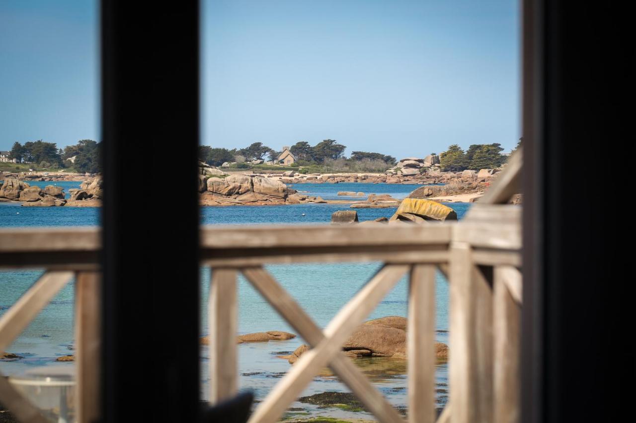 Logis Hotel Saint Guirec Et De La Plage Perros-Guirec Bagian luar foto