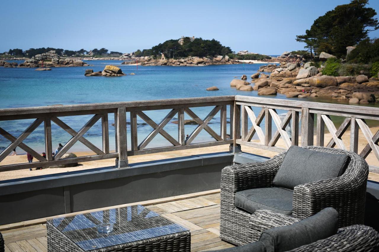 Logis Hotel Saint Guirec Et De La Plage Perros-Guirec Bagian luar foto