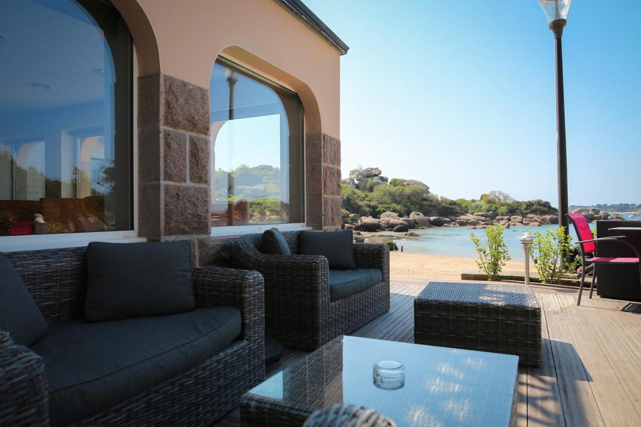 Logis Hotel Saint Guirec Et De La Plage Perros-Guirec Bagian luar foto