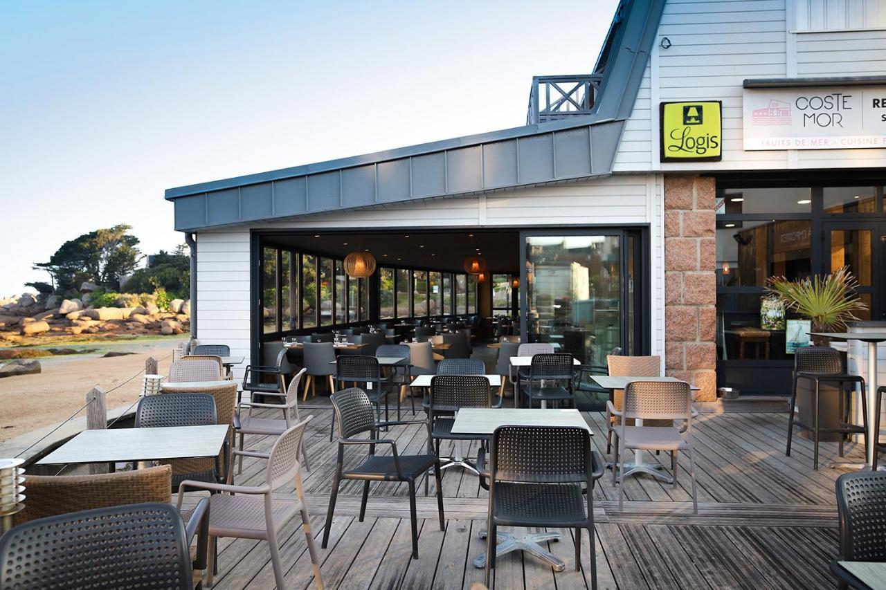 Logis Hotel Saint Guirec Et De La Plage Perros-Guirec Bagian luar foto