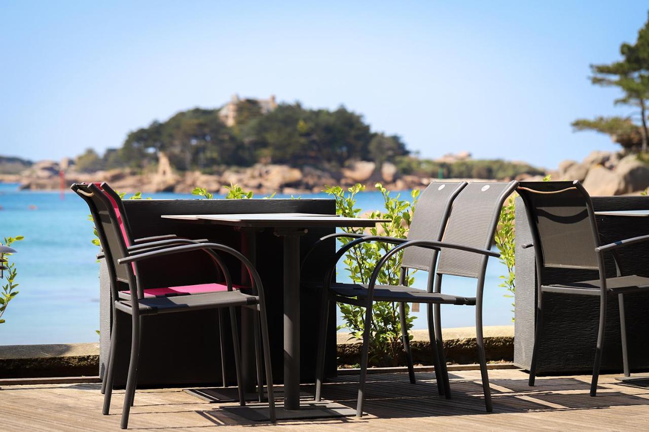 Logis Hotel Saint Guirec Et De La Plage Perros-Guirec Bagian luar foto