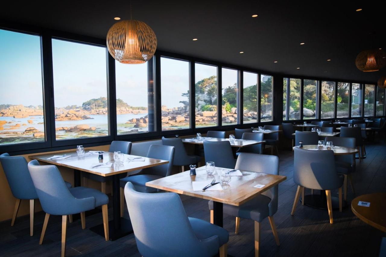 Logis Hotel Saint Guirec Et De La Plage Perros-Guirec Bagian luar foto