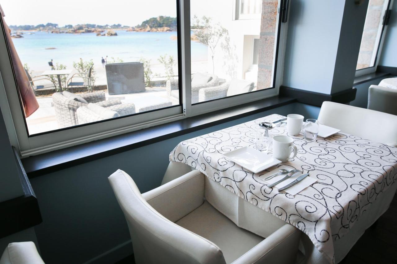 Logis Hotel Saint Guirec Et De La Plage Perros-Guirec Bagian luar foto