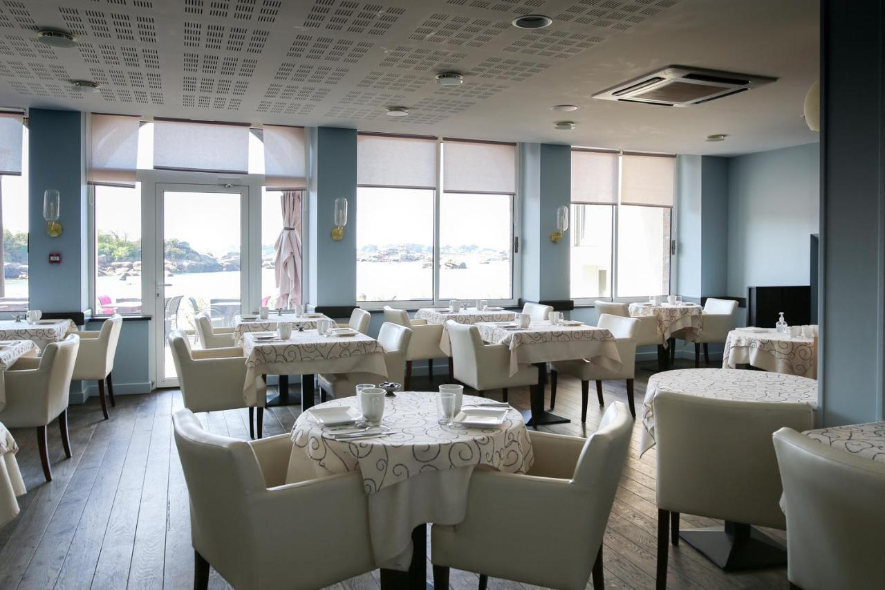 Logis Hotel Saint Guirec Et De La Plage Perros-Guirec Bagian luar foto