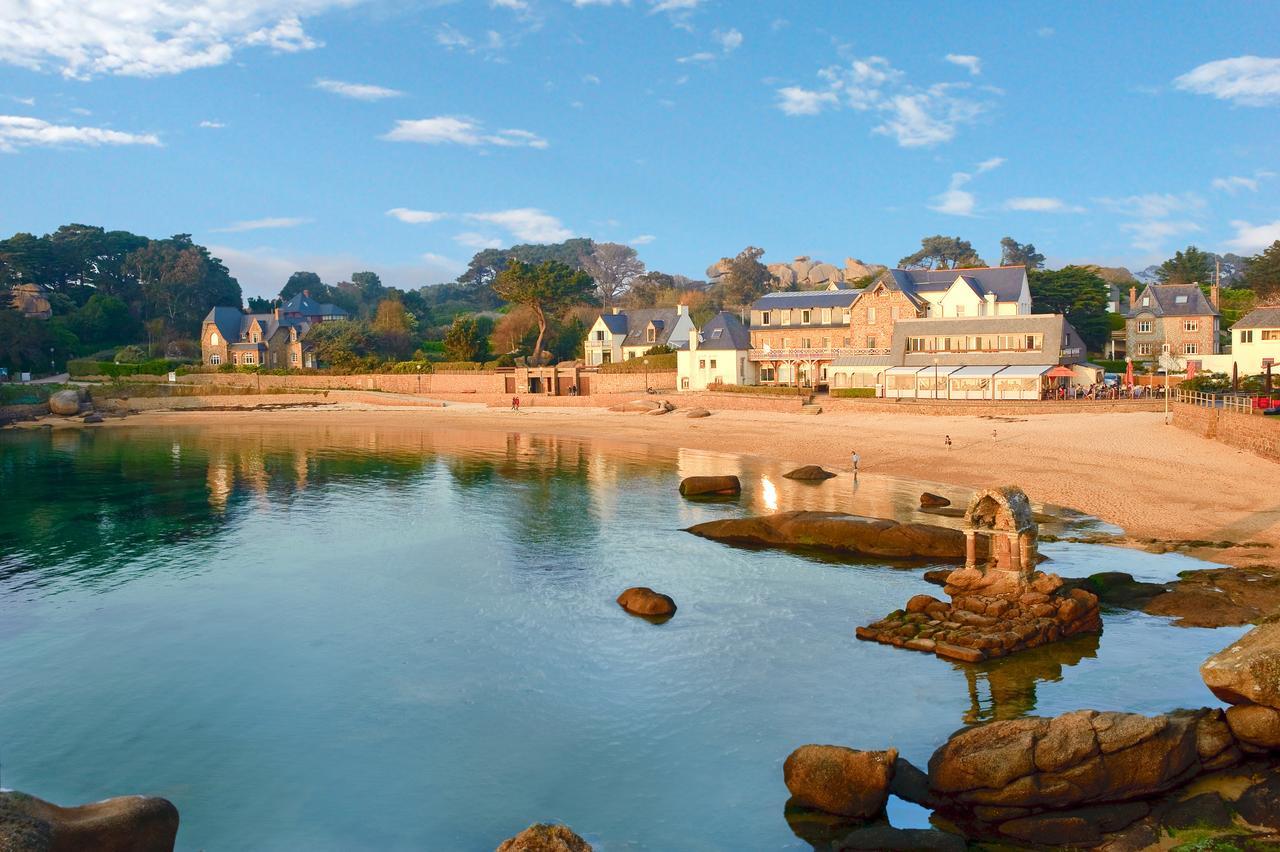 Logis Hotel Saint Guirec Et De La Plage Perros-Guirec Bagian luar foto